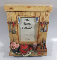 The Unique Collection Kitchen Themed 6" x 7 1/4" Resin Picture Photo Frame