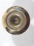 Heavy Brass Tone Metal Candle Holder