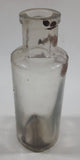 Vintage 5" Tall Clear Glass Bottle - No Cork