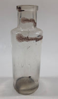 Vintage 5" Tall Clear Glass Bottle - No Cork