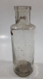 Vintage 5" Tall Clear Glass Bottle - No Cork