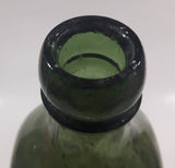 Vintage 10" Tall Dark Green Glass Bottle