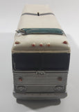 Vintage Jimson No. 220 Peter Pan Bus White Plastic Toy Car Vehicle Coin Bank