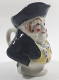 Vintage J Bull Toby Style Face Head Hand Painted Ceramic Pottery Figurine Jug Pitcher 5" Tall