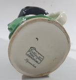 Vintage Burlington Ware Toby Style Squeaker Hand Painted Ceramic Pottery Figurine Jug Pitcher 6 1/4" Tall Made in England