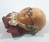 Vintage 1964 Bossons England Mr Pickwick Chalkware 3D Face Head Wall Decor