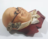 Vintage 1964 Bossons England Mr Pickwick Chalkware 3D Face Head Wall Decor