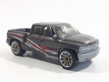 2010 Matchbox Camping Adventure 1999 Chevrolet Silverado Truck Metalflake Dark Gray Die Cast Toy Car Vehicle