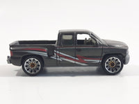 2010 Matchbox Camping Adventure 1999 Chevrolet Silverado Truck Metalflake Dark Gray Die Cast Toy Car Vehicle