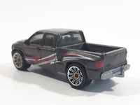 2010 Matchbox Camping Adventure 1999 Chevrolet Silverado Truck Metalflake Dark Gray Die Cast Toy Car Vehicle