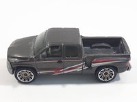 2010 Matchbox Camping Adventure 1999 Chevrolet Silverado Truck Metalflake Dark Gray Die Cast Toy Car Vehicle