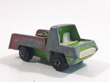 Vintage PlayArt Tow Truck Green and Red Die Cast Toy Car Vehicle Made in Hong Kong