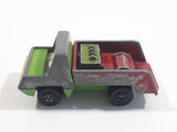 Vintage PlayArt Tow Truck Green and Red Die Cast Toy Car Vehicle Made in Hong Kong