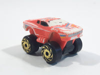 1987 Road Champs 4x4 Ferrari Testarossa Pink Micro Mini Die Cast Toy Car Vehicle
