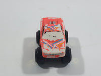 1987 Road Champs 4x4 Ferrari Testarossa Pink Micro Mini Die Cast Toy Car Vehicle
