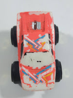 1987 Road Champs 4x4 Ferrari Testarossa Pink Micro Mini Die Cast Toy Car Vehicle