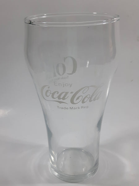 Enjoy Coca-Cola Enjoy Coke Soda Pop Beverage Clear Glass Cup