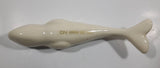 Vintage CN Hudson Bay Tour White Beluga Whale Ceramic Ornament