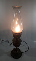 Vintage Kerosene Oil Lamp Plug In Electrical Light Lantern