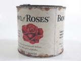 Vintage Bowl of Roses Pipe Tobacco Aromatic Smoking Mixture Tin Metal Can