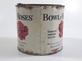 Vintage Bowl of Roses Pipe Tobacco Aromatic Smoking Mixture Tin Metal Can