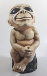 Funattic Designs Alien Baby Heavy Chalkware Style 10 1/2" Tall Figure Decorative Ornament