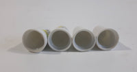 Unicorn Pegasus White Porcelain Sewing Thimbles Set of 4