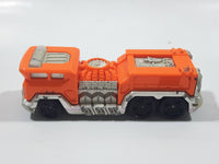 2009 Hot Wheels 5 Alarm Fire Engine Ladder Truck Orange Die Cast Toy Car Emergency Rescue Vehicle - Ladder Busted Off