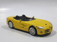 Racing Champions Universal Studios Fast & Furious II Dodge Viper Convertible Yellow Die Cast Toy Car Vehicle with Busted Windshield