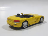 Racing Champions Universal Studios Fast & Furious II Dodge Viper Convertible Yellow Die Cast Toy Car Vehicle with Busted Windshield