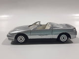 Zee Toys Dyna Wheels D107 Mitsubishi X2S Concept Car Silver Die Cast Toy Car Vehicle with Bend in Windshield Frame
