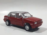 Unknown Brand CS13 Taxi Cab with "Hug Me" Bear on the Side Red and Silver Pullback Friction Motorized Die Cast Toy Car Vehicle with Opening Doors - Missing Roof Light