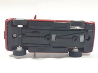 Unknown Brand CS13 Taxi Cab with "Hug Me" Bear on the Side Red and Silver Pullback Friction Motorized Die Cast Toy Car Vehicle with Opening Doors - Missing Roof Light