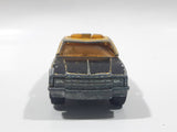 Vintage Majorette No. 240 Chevrolet Impala 444 Taxi Cab Black and Yellow 1/69 Scale Die Cast Toy Car Vehicle - Missing Doors