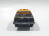 Vintage Majorette No. 240 Chevrolet Impala 444 Taxi Cab Black and Yellow 1/69 Scale Die Cast Toy Car Vehicle - Missing Doors
