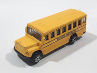 2010 Maisto Fresh Metal School District 2 School Bus Yellow Die Cast Toy Car Vehicle