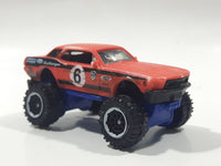 2017 Matchbox Color Changers '68 Mustang Mudstanger Red Die Cast Toy Car Vehicle