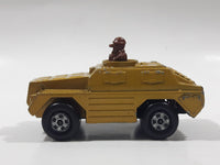 1973 Lesney Products Matchbox Rolamatics Stoat Yellow Brown Gold No. 28 Toy Car Army Military Scout Lookout Vehicle