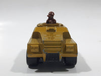 1973 Lesney Products Matchbox Rolamatics Stoat Yellow Brown Gold No. 28 Toy Car Army Military Scout Lookout Vehicle