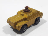 1973 Lesney Products Matchbox Rolamatics Stoat Yellow Brown Gold No. 28 Toy Car Army Military Scout Lookout Vehicle