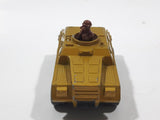 1973 Lesney Products Matchbox Rolamatics Stoat Yellow Brown Gold No. 28 Toy Car Army Military Scout Lookout Vehicle