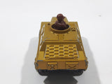 1973 Lesney Products Matchbox Rolamatics Stoat Yellow Brown Gold No. 28 Toy Car Army Military Scout Lookout Vehicle