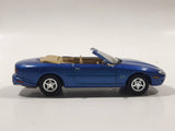 2000 Johnny Lightning Playing Mantis 237 Jaguar XK8 Convertible Blue Die Cast Toy Car Vehicle with Opening Hood