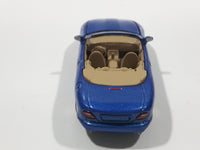 2000 Johnny Lightning Playing Mantis 237 Jaguar XK8 Convertible Blue Die Cast Toy Car Vehicle with Opening Hood