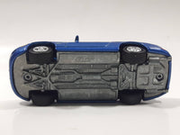 2000 Johnny Lightning Playing Mantis 237 Jaguar XK8 Convertible Blue Die Cast Toy Car Vehicle with Opening Hood