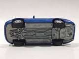 2000 Johnny Lightning Playing Mantis 237 Jaguar XK8 Convertible Blue Die Cast Toy Car Vehicle with Opening Hood