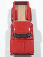 2008 Greenlight Collectibles 1965 Dodge D-100 Truck Red Die Cast Toy Car Vehicle with Opening Hood