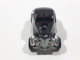 Vintage 1977 Hot Wheels Super Chromes Neet Streeter Chrome Painted Black Die Cast Toy Car Vehicle Red Lines - Missing Motor