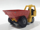 Vintage 1976 Matchbox Lesney Superfast No. 26 Site Dumper Truck Yellow and Red Die Cast Toy Car Construction Equipment Machinery Vehicle - Made in England