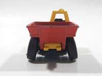 Vintage 1976 Matchbox Lesney Superfast No. 26 Site Dumper Truck Yellow and Red Die Cast Toy Car Construction Equipment Machinery Vehicle - Made in England